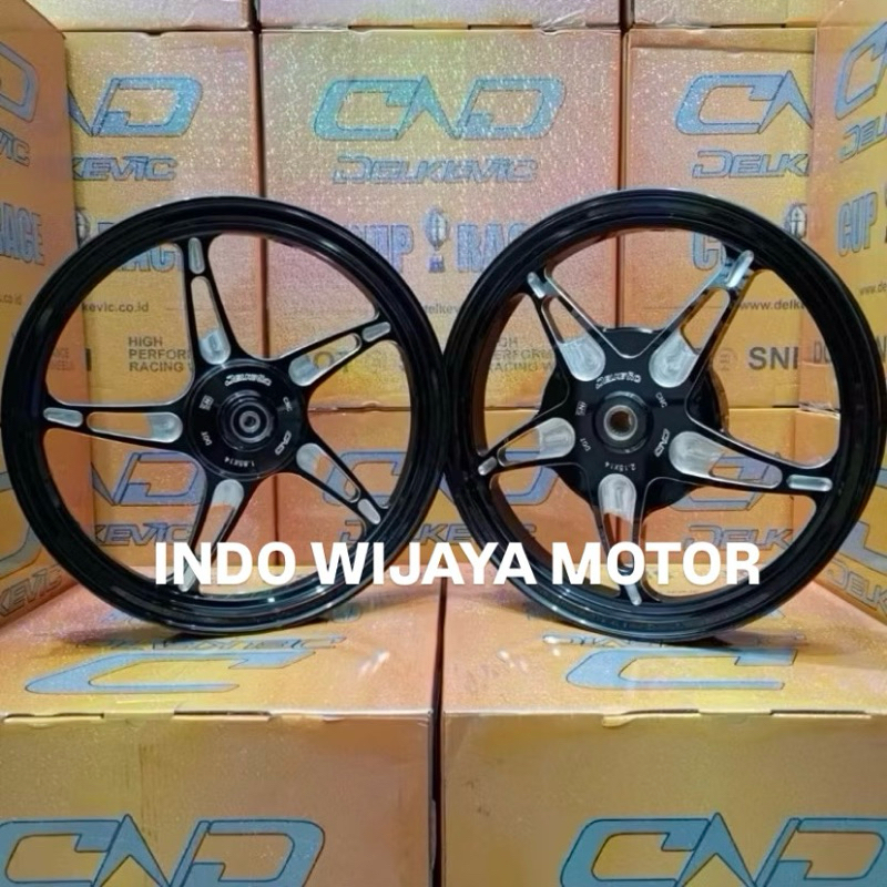 VELG DELKEVIC DND K SPEED VARIO 125 VARIO 150 BEAT SCOOPY MIO SPORTY NMAX NEW /NMAX OLD MIO M3 FINO 