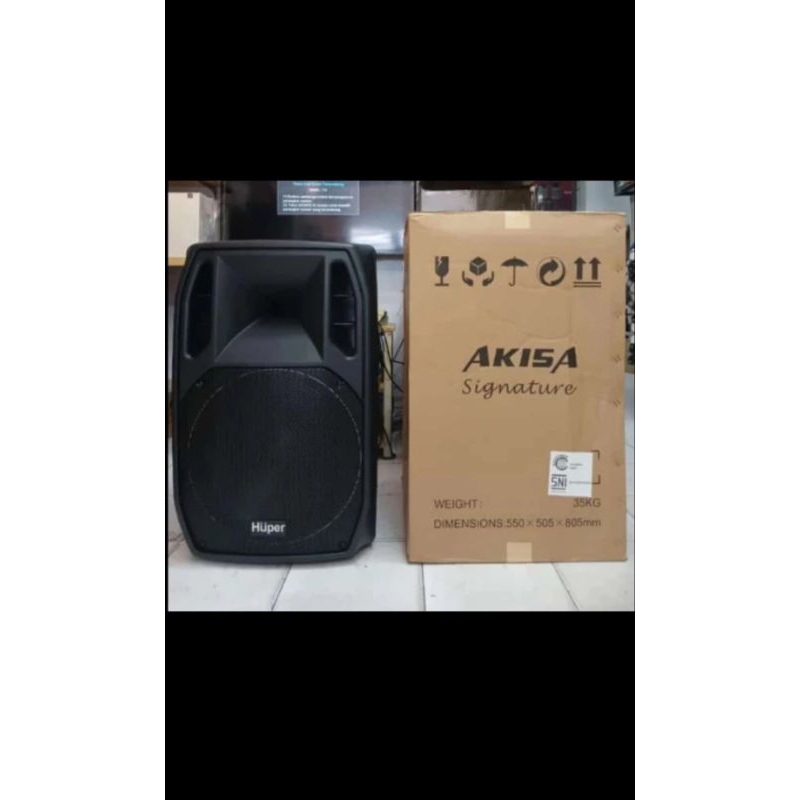 Promo Sale Speaker Aktif 15"inch Huper AK-15A Signature - 800 watt Original -- 1buah  Speaker