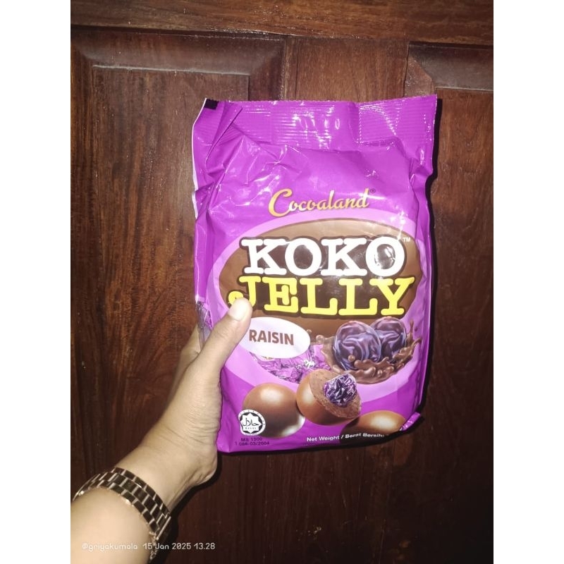 

Ready koko jelly kismis 720 gr ori malaysia