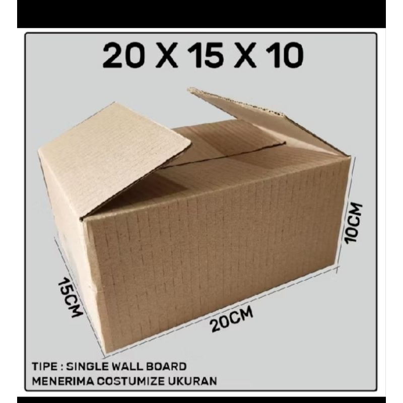 

Kardus box peacking uk 20x15x10 cm