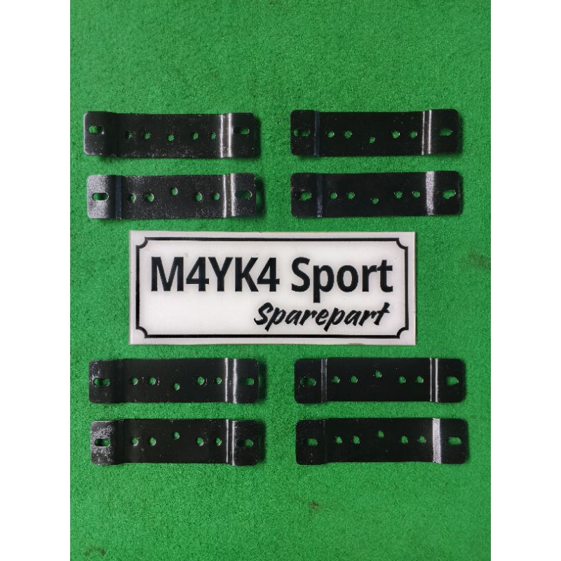 BREKET PANGKON DUDUKAN PLAT NOMOR SUZUKI RC 100, BRAVO, TORNADO GX/GS, CRYSTAL, RC 80, ORIGINAL SECC