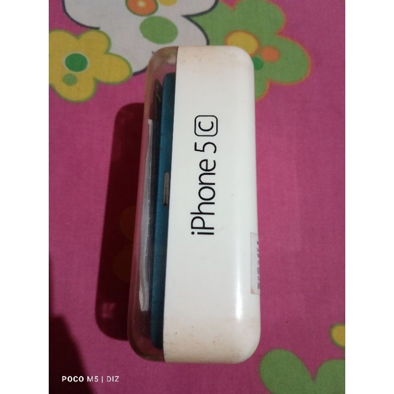 iPhone 5C 16GB biru fullset minus