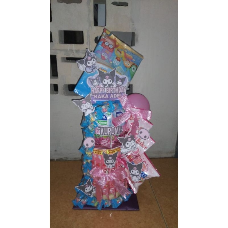 

snack tower kuromi Snack ultah custom