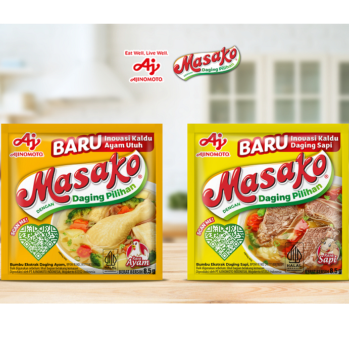 

Masako Kaldu Bubuk Sachet Ayam dan Sapi