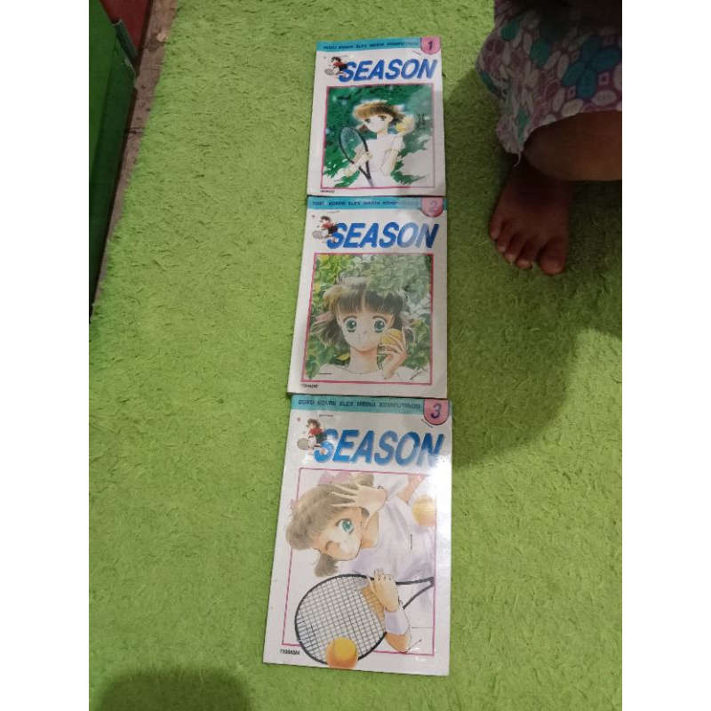 Komik manga season 1-3 tamat mulus, sampul plastik 30rb