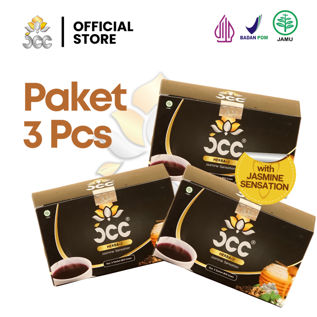

JCC Herba J Paket 3 Box Minuman Herbal Jamu Bubuk Aroma Melati dan Madu Terdaftar BPOM