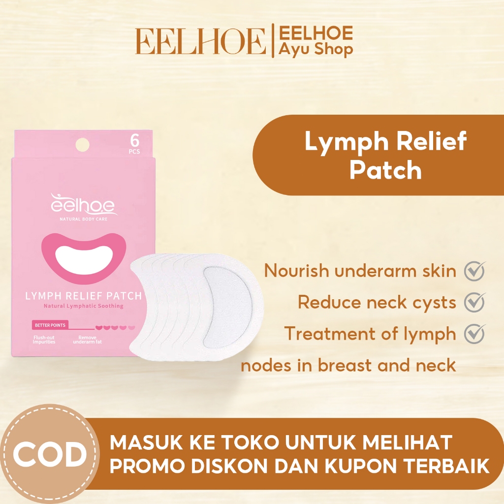 EELHOE Lymph Relief Patch Lymphatic Detox Patch Relief Lymphatic Drainage Sticker