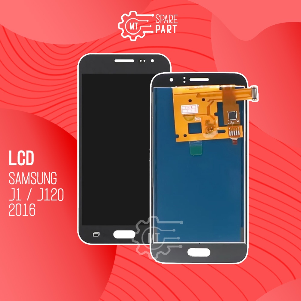 LCD Samsung J1 (J120) 2016 - Original 100% Fullset Touchscreen Garansi 1 Bulan Packing Bubble