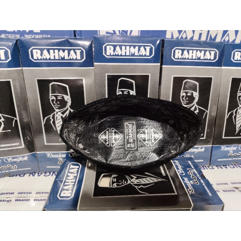 GROSIR PECI/SONGKOK RAHMAT ORI ISI (10 PCS) POLOS AC, ORIGINAL, BAHAN PREMIUM, HIGH QUALITY