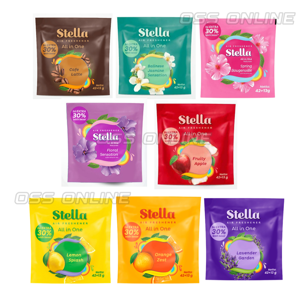 STELLA AIO STELA GANTUNG ALL IN ONE PEWANGI RUANGAN AC RUMAH MOBIL