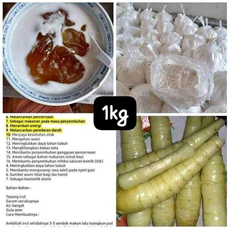 

Tepung garut*✓1kg