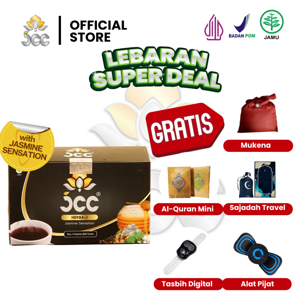 

JCC Herba J Minuman Herbal Jamu Bubuk Aroma Melati dan Madu Terdaftar BPOM - Promo Lebaran