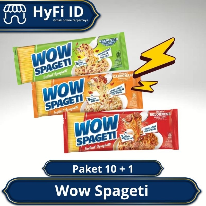 

PAKET SUPER !!! Mie Instan WOW Spageti Rasa Bolognese dan Carbonara Berat 46g - Food, Makanan, Pedas, mie, Noodle bisa di mix