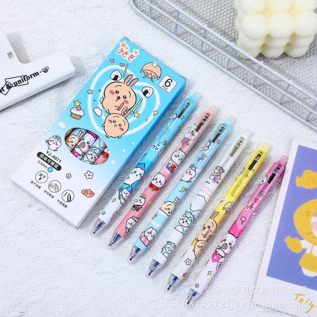 

PULPEN ISI 6 HELLO KITTY / PULPEN ISI 6 PSYDUCK / PULPEN ISI 6 HAPPY DOG / PULPEN ISI 6 CAPYBARA / PULPEN ISI 6 CHIIKAWA / PULPEN ISI 6 SANRIO