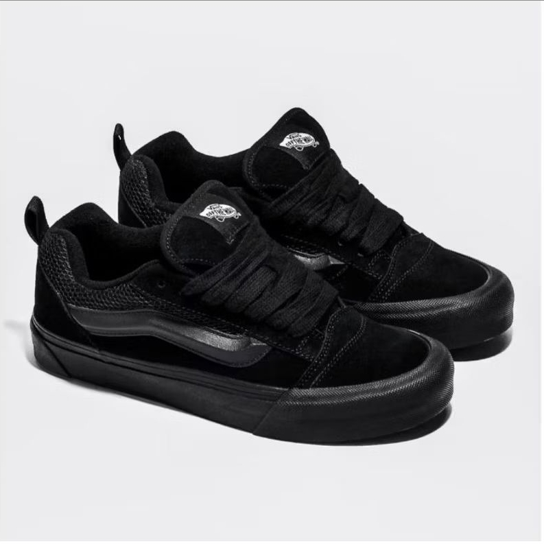 VANS KNU SKOOL BLACK BLACK FULL BLACK ORIGINAL 100%