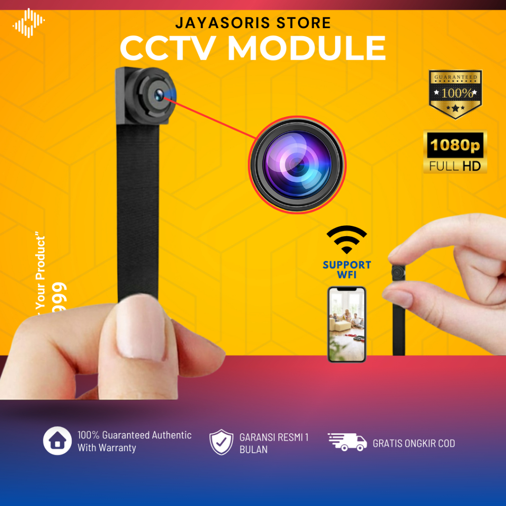 MINI CAMERA WIFI KAMERA SPY CAM CCTV MINI TERSEMBUNYI TANPA KABEL SAMBUNG HP KAMERA PENGINTAI PALING