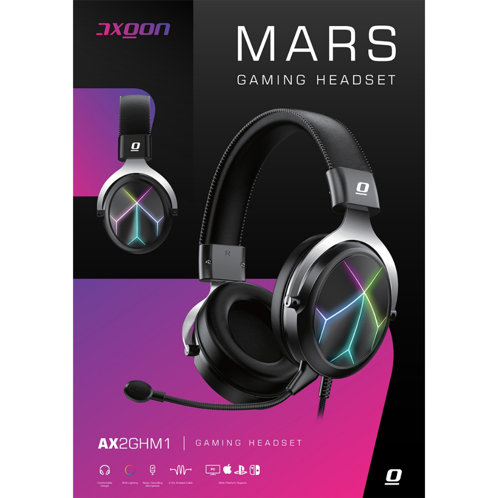 Axgon AX2GHM1 Mars Gaming Headset RGB