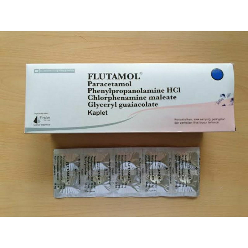 Flutamol Kaplet Strip Isi 10 Kaplet