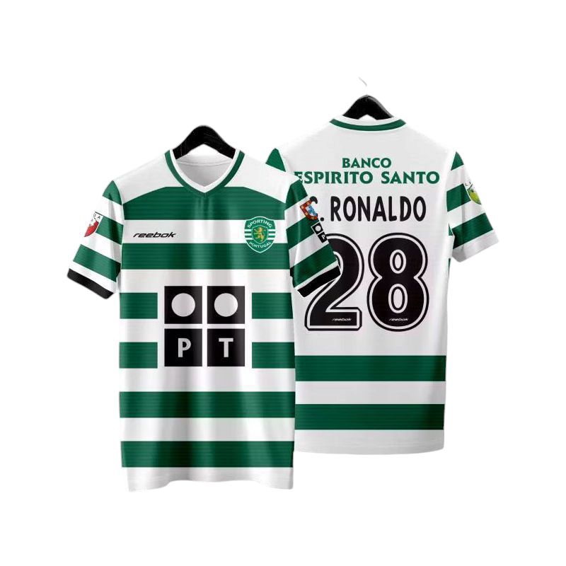 JERSEY SPORTING LISBON CRISTIANO RONALDO. KAOS BOLA