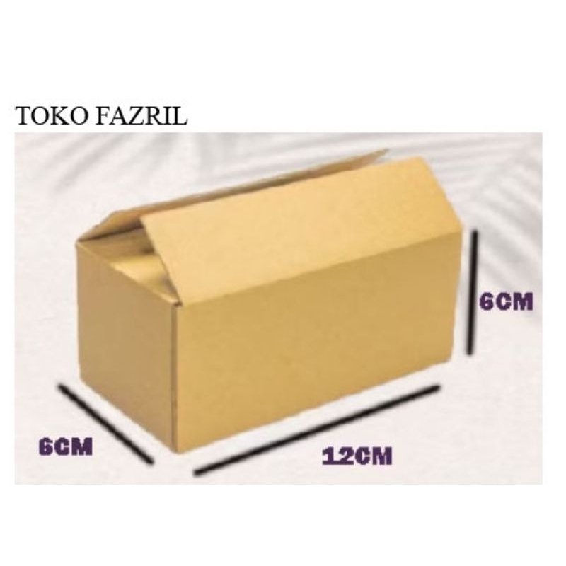

KARTON BOX UKURAN L6 X P12 X T6 KARDUS PACKING