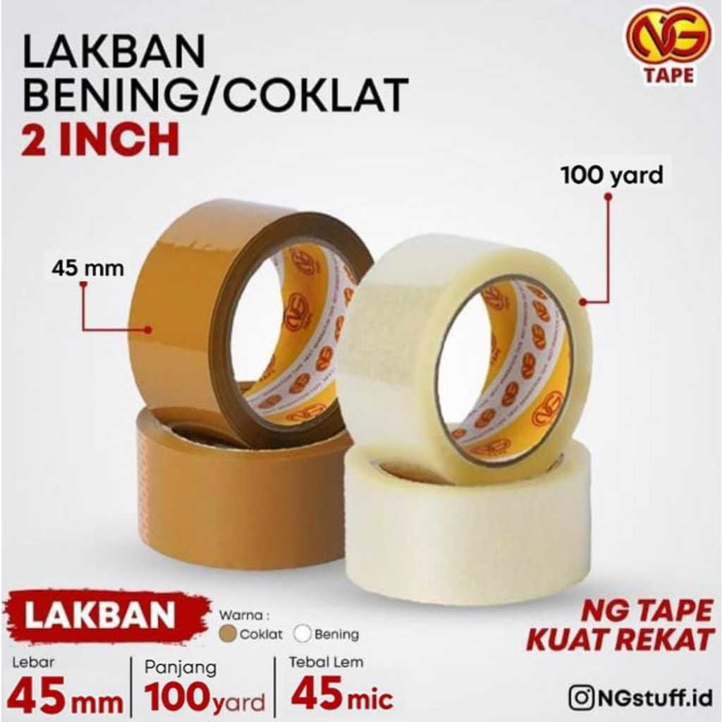 

LAKBAN NEXT GENERATION ( NG ) TAPE 100 YARD