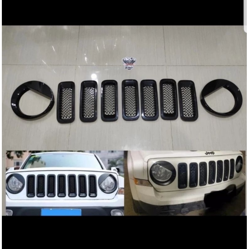 trim grill dan headlamp jeep patriot grill trim headlight jeep patriot