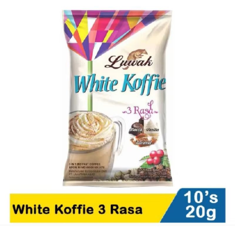 

LUWAK WHITE COFFEE 10X20g