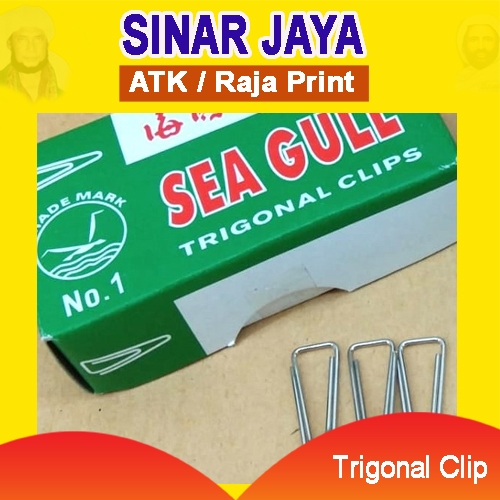 

Trigonal Clip Sea Gull no 1 (1 Box Kecil)