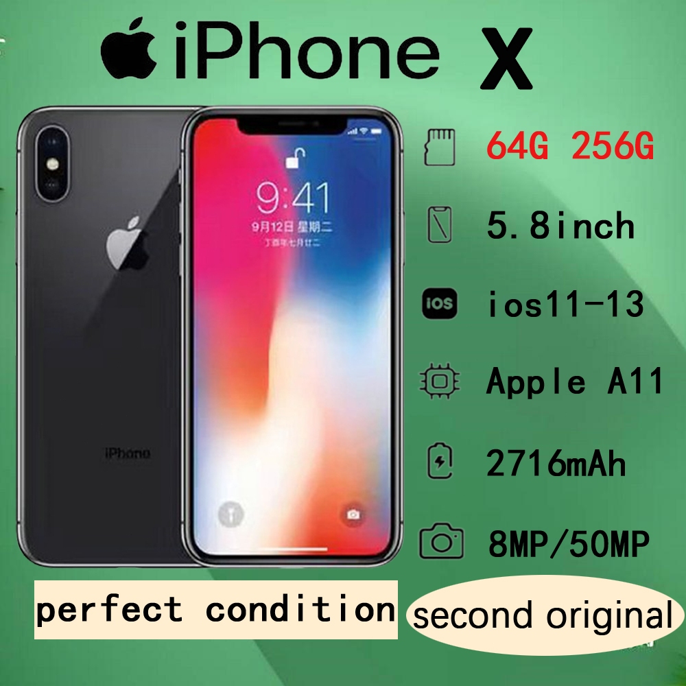 IP 11 IP X 64GB -128GB- 256GB SECOND ORIGINAL 100%  MULUS LIKE NEW
