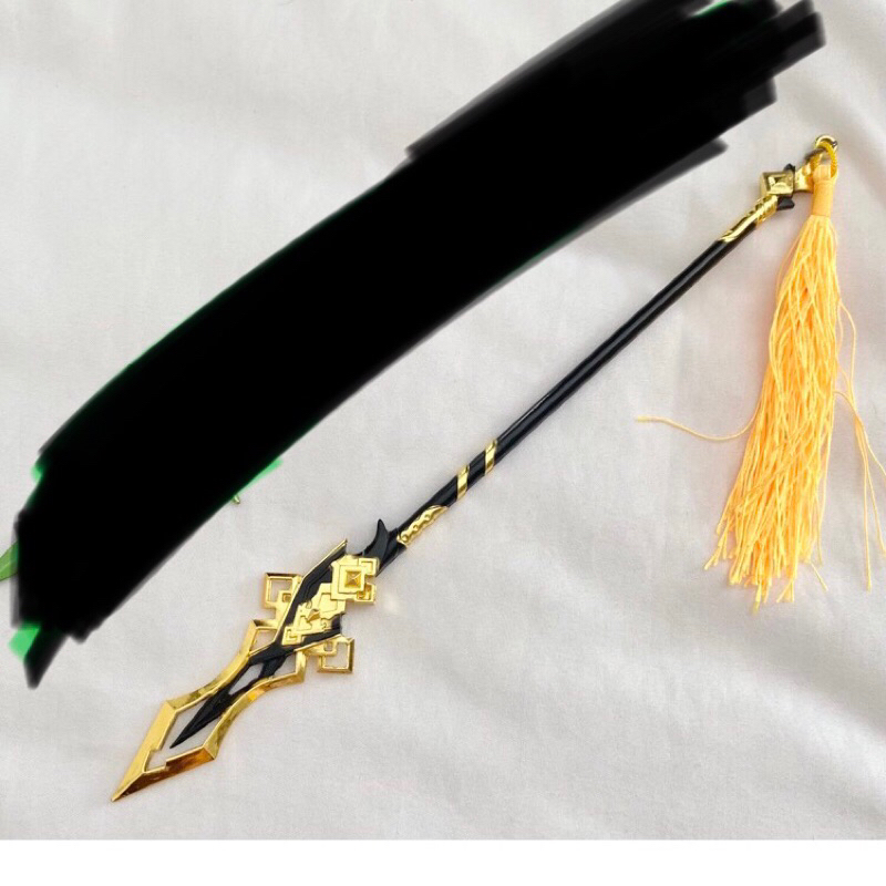 miniatur vortex vanquisher genshin impact zhongli pajangan