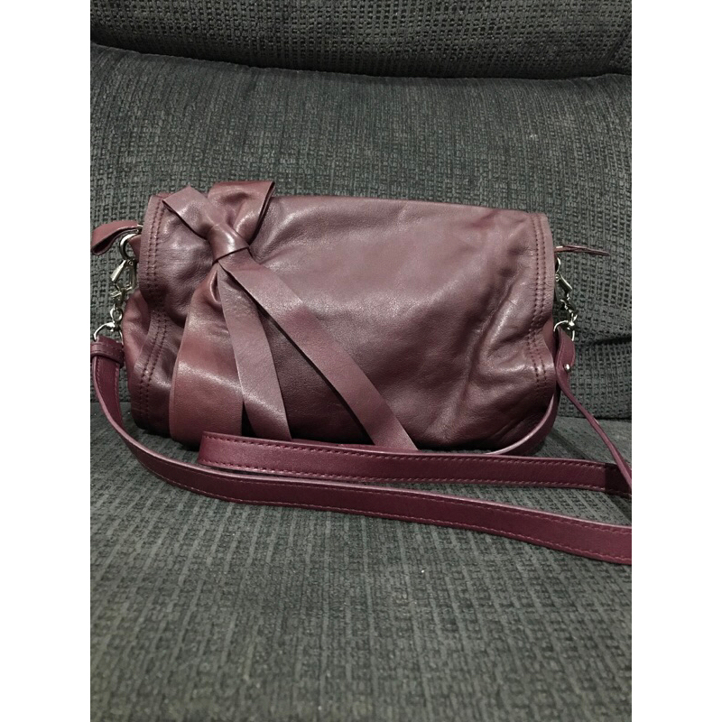 preloved dissona bag kulit asli