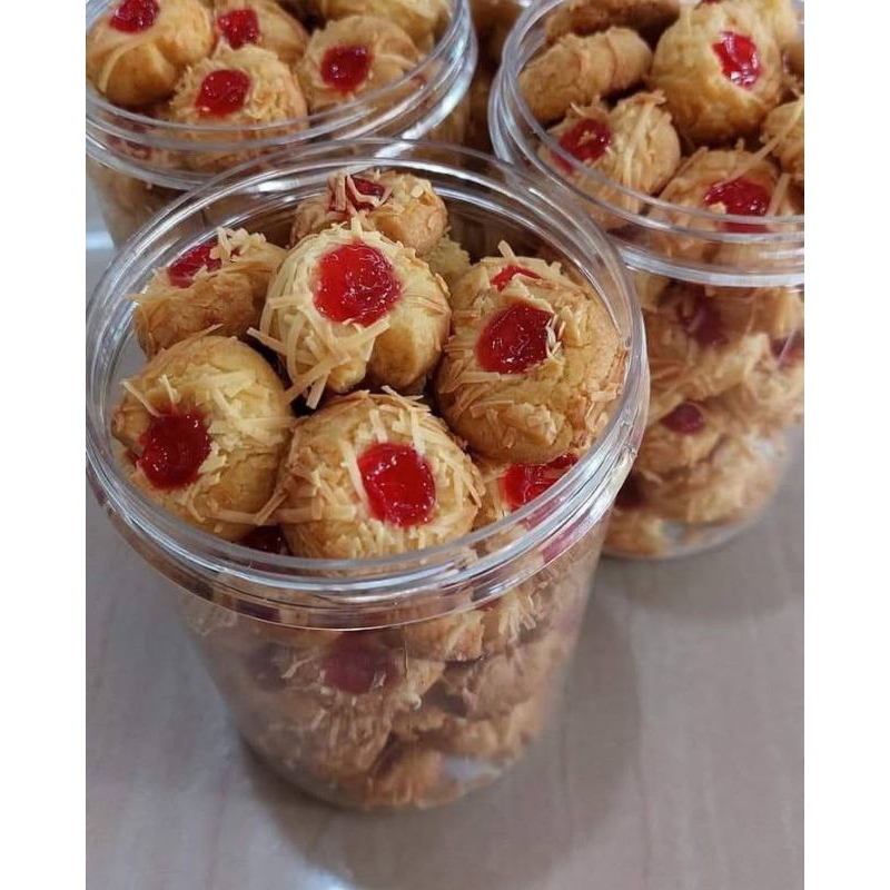 

kue kering thumbprint strawberry