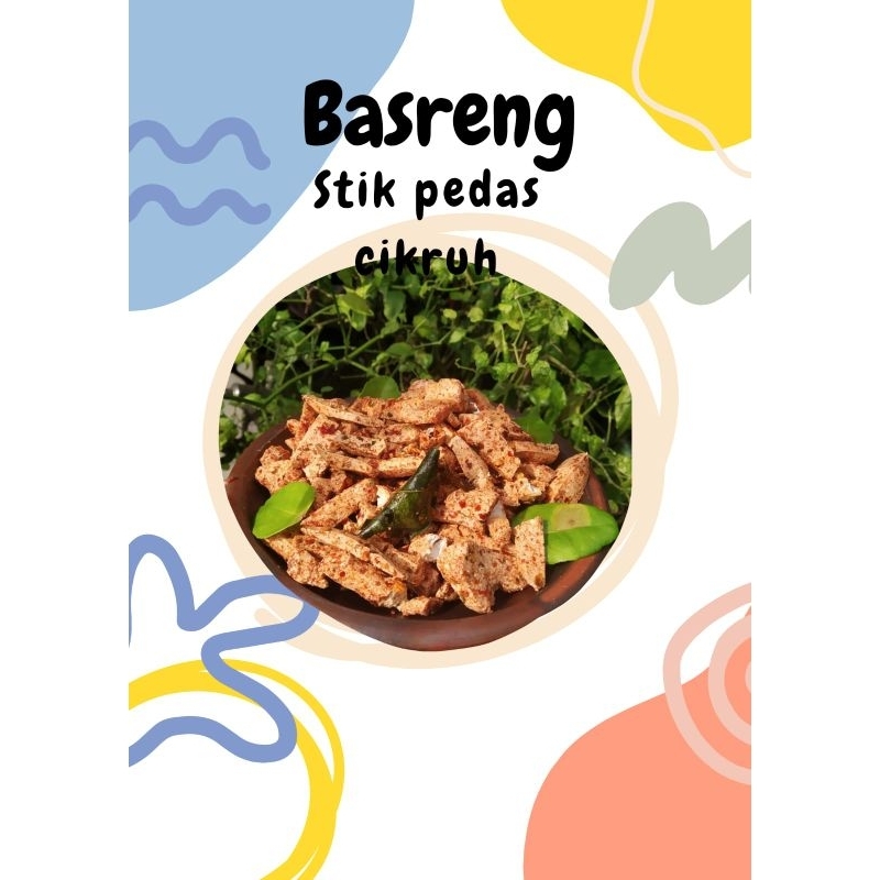 

Basreng stik Pedas Chili oil kemasan ecer