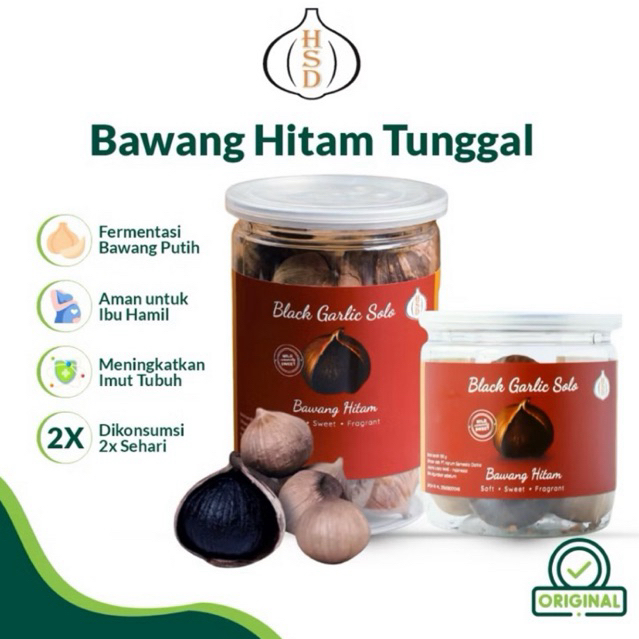 

Black Garlic Solo Nutribite HSD | Bawang Hitam Tunggal 100GRAM