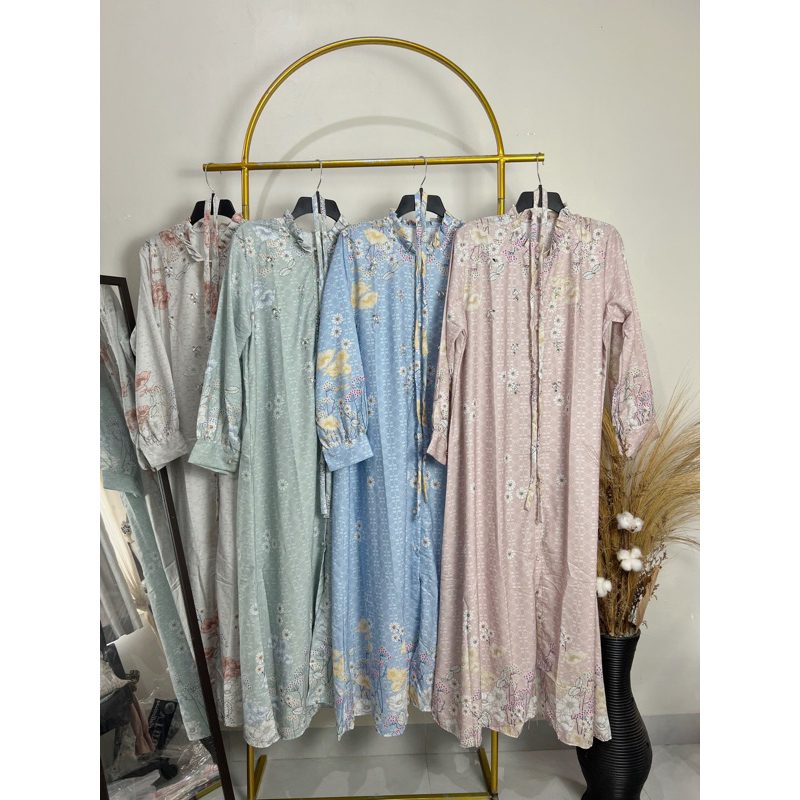 Gamis Abaya Terbaru Payet Mevvah Fashion Muslimah Lebaran 2025