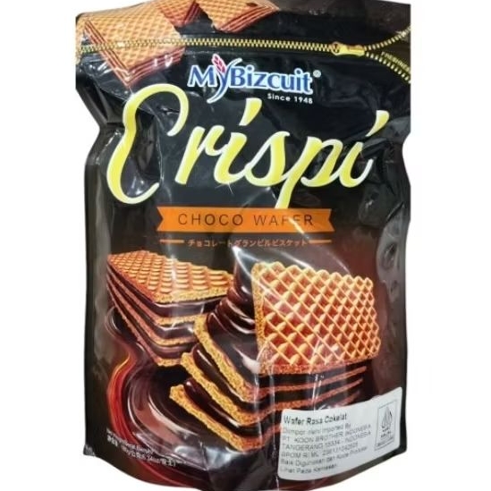 

Mybizcuit crispi choco wafer rasa coklat 180gr halal ir