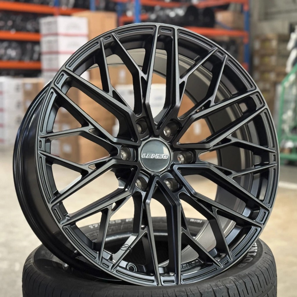 Velg Lenso Ventus Ring 20 Lebar 9 Pcd 6x139.7 Et 15 Warna Satin Black | Velg R18 | Velg Mobil | Velg