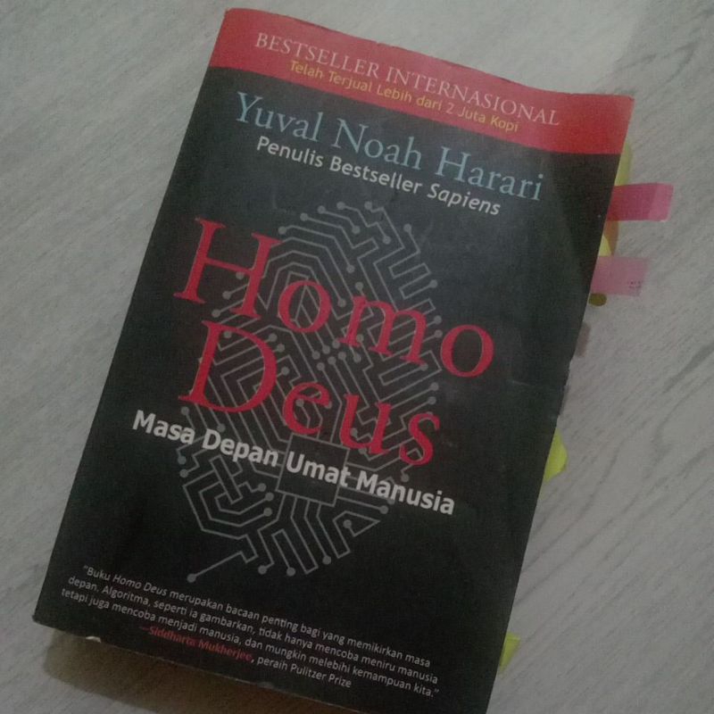 Novel Murah Preloved Homo Deus Masa Depan Umat Manusia