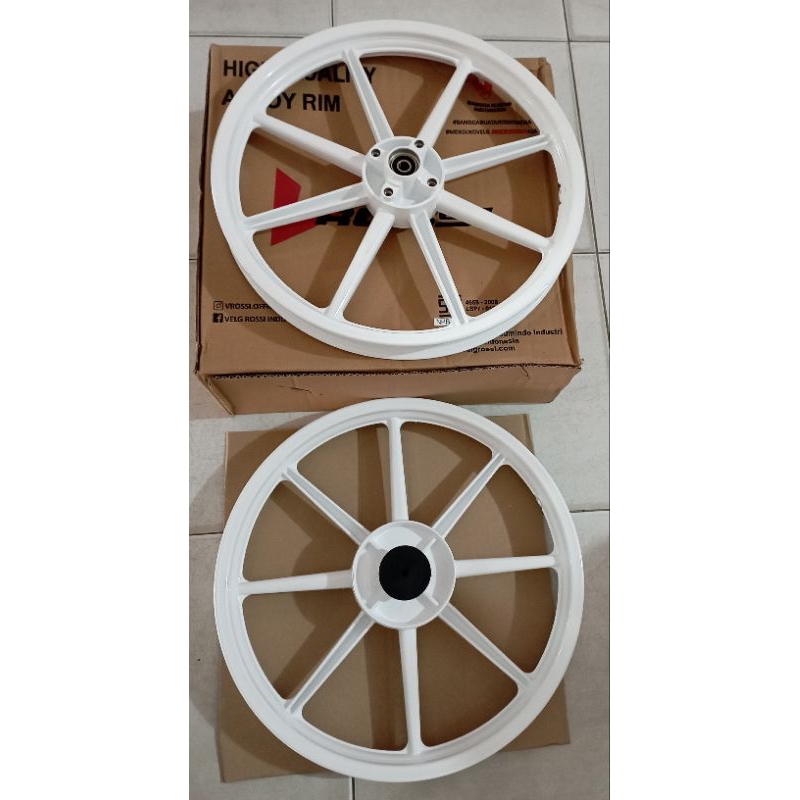 Velg Supra Fit Swan White Vrossi Veleg Fitnew Palang 8 putih original V Rossi