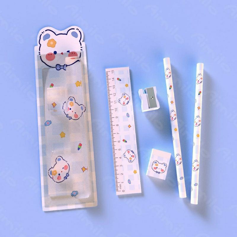 

Souvenir ulang tahun / hampers ulang tahun anak / souvenir / kado silang / kado anak edukatif / pensil set murah