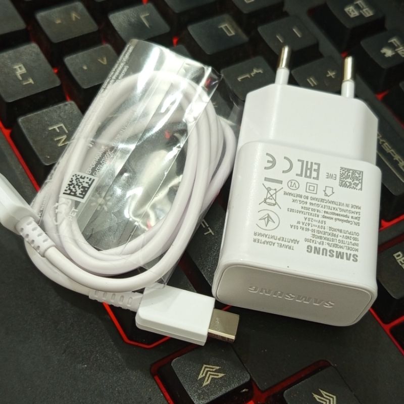 Charger Samsung Type C Original 100% Cabutan Bawaan Hp A11 A12 A13 A14 A20 A21 A30 A50 M20 M30 M31