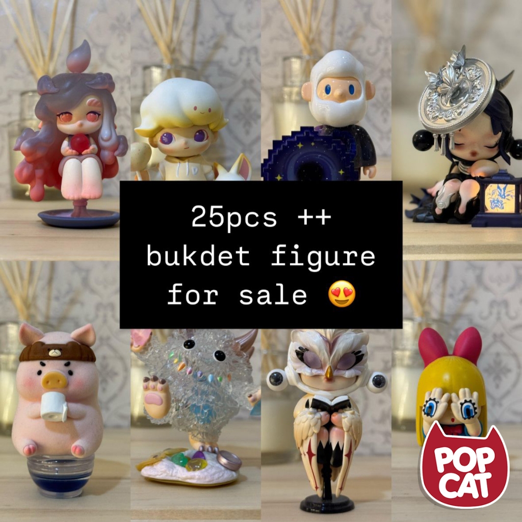 (Mixed Selected Opened Foil) Figure Pop Mart dll Unsealed Opened Foil SALE 52toys jinart dll Labubu 