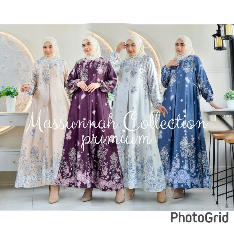 GAMIS MAXMARA LUX BAHAN DIOR SLIK//GAMIS MOTIF TERBARU BISA SERAGAMAN