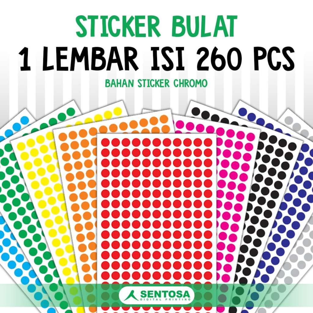 

STICKER DOT/STICKER BULAT WARNA/STICKER AKSESORIS/STICKER EDUKASI ANAK AKTIVITAS MONTESSORI