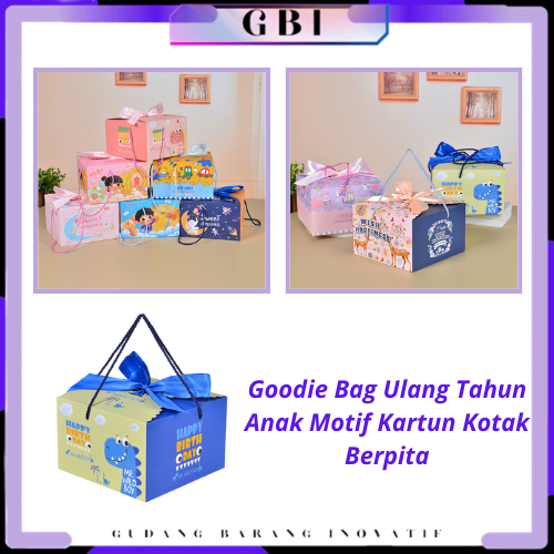 

GBI Goodie Bag Ulang Tahun Anak Motif Kartun Kotak Kado Berpita Tas Bingkisan Hadiah Hampers Ulang Tahun Anak Paper Bag Snack Karakter Kotak Souvenir Box Kue Tentengan Souvenirs Party Supplies