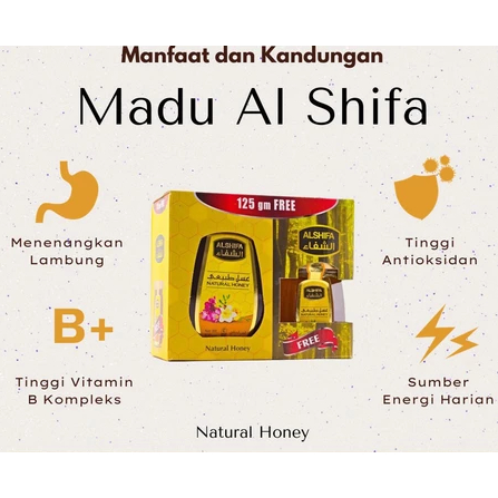 

Madu Al-shifa 500gr Free 125gr | 100% Original