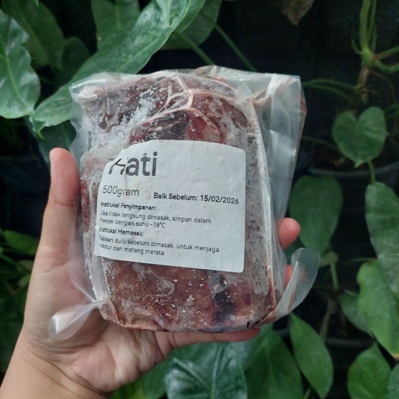 

Hati Sapi 500 Gram