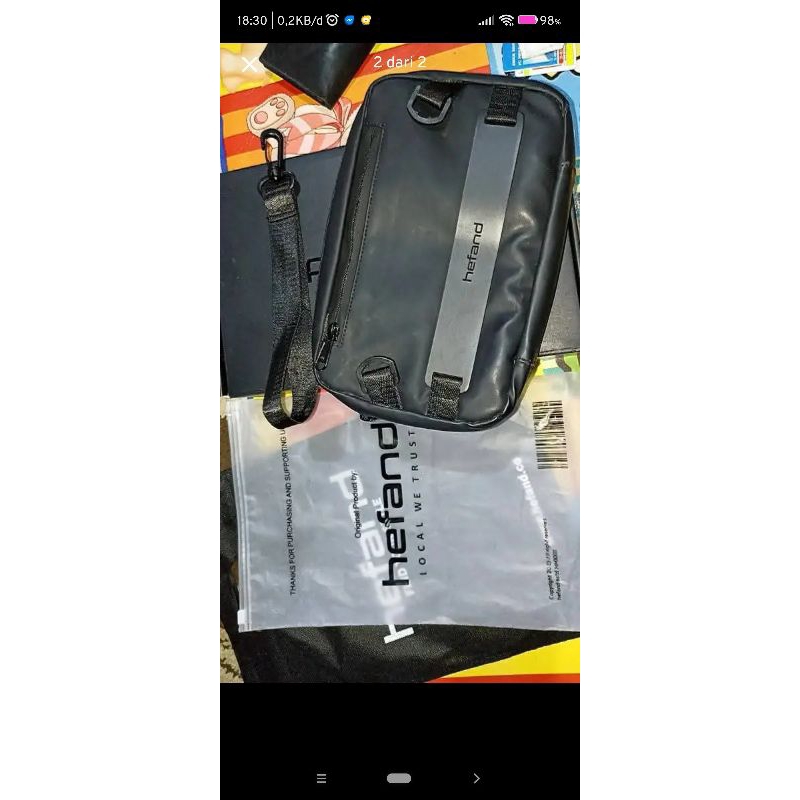 HEFAND Dompet-Clutch/handbag Pria like new