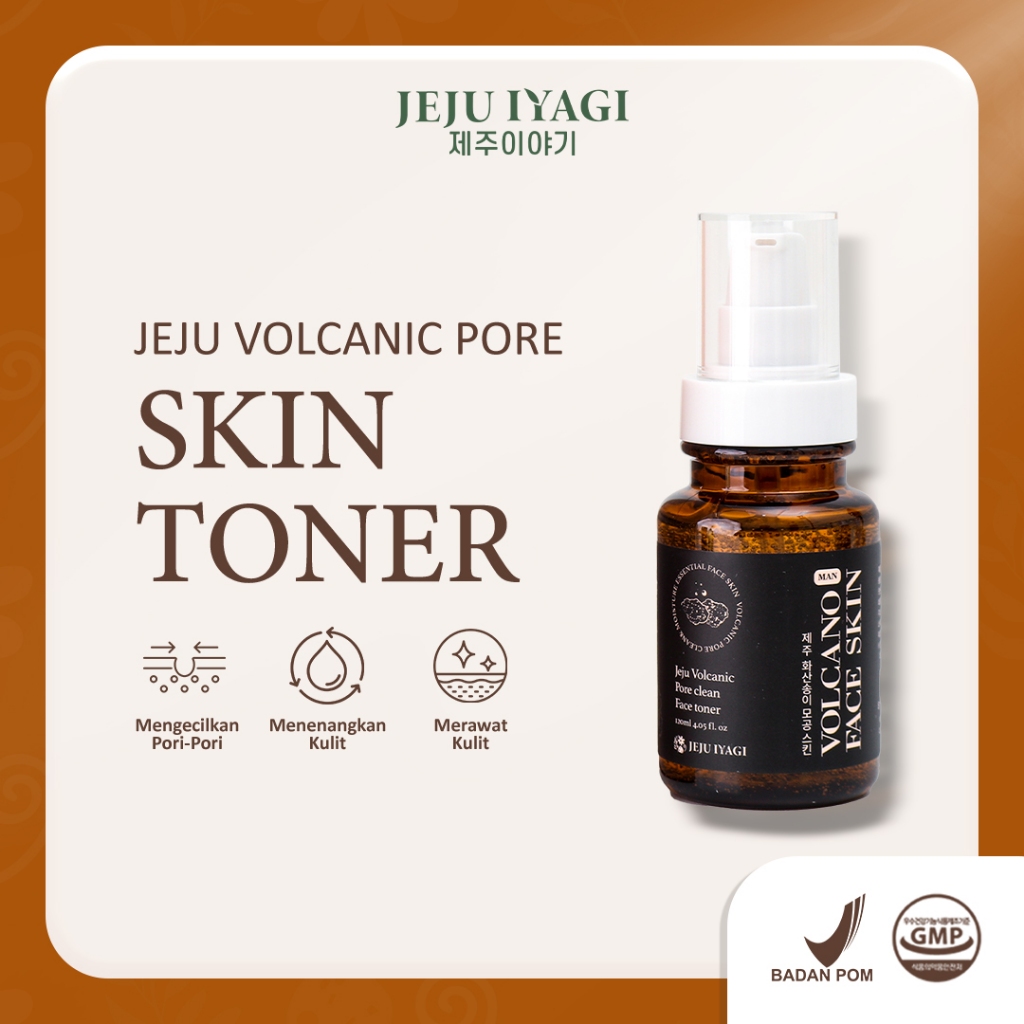 Jeju Volcanic Pore Skin Toner for Man