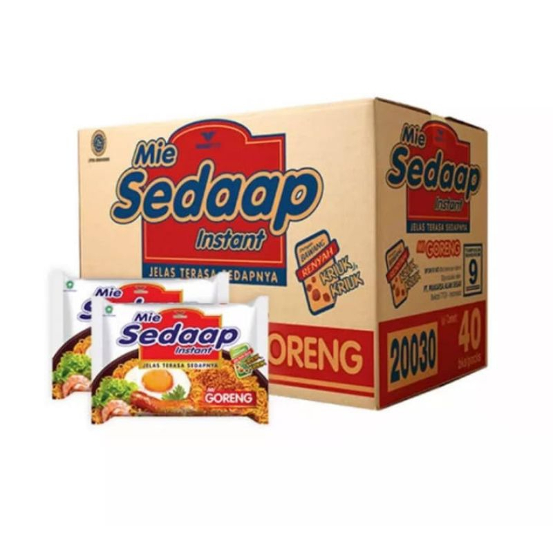 

RYS Sedaap goreng isi 40 pcs perdus paket isi 2 dus